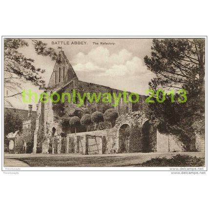 BATTLE ABBEY, THE REFECTORY, SUSSEX, ENGLAND, 1900/10s?, Postcard