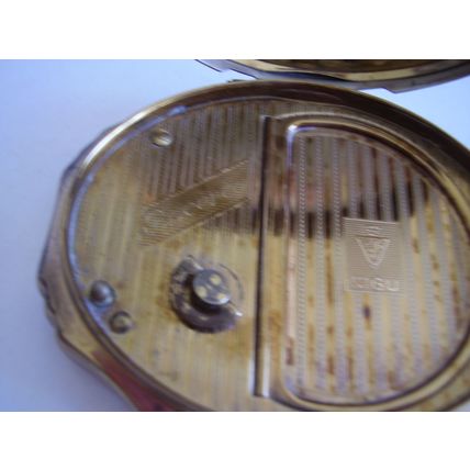 Kigu Working Musical Powder Compact 1963 Concerto 77 Series Butterfly & Blossom
