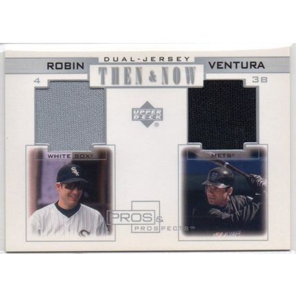 THEN AND NOW ROBIN VENTURA DUAL JERSY