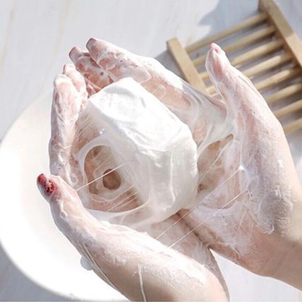 Silk Brushed Sea Salt Goat Milk Anti-mite Handmade Cleansing Soap Israel Salt