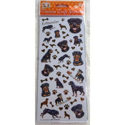 ROTTWEILER - CARD CRAFT STICKERS SCRAP BOOKING