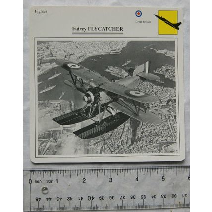 Fairey Flycatcher - GB - Fighter - Collectors Club Card