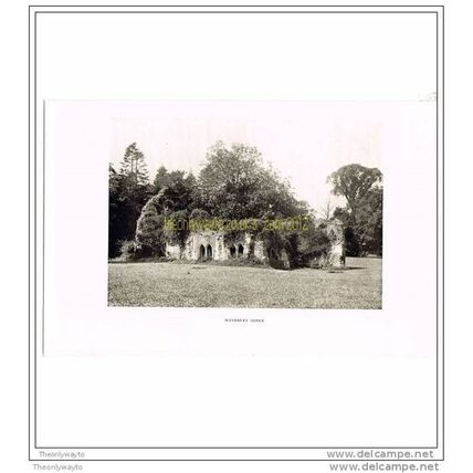 WAVERLEY ABBEY, FROM F. FRITH PHOTO, RAMBLES IN SURREY, 1910
