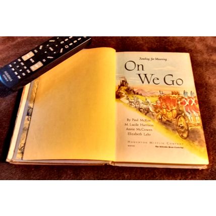 Old Vintage Basic Reader On We Go By Paul McKee 1949 Great Condition