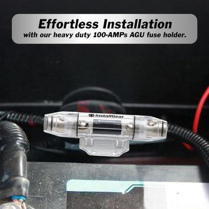 Installgear Dual 1/0 Gauge Amp Wiring Kit - Amp Kit with 4 Amplifier Installatio