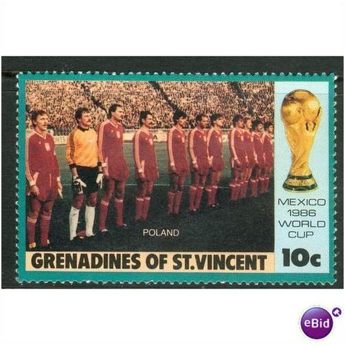 Grenadines St. Vincent 1986 - SG 469 - World Cup - Polish Team MNH