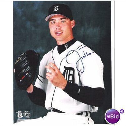 Justin Thompson Detroit Tigers AUTOGRAPH PHOTO SIGNED