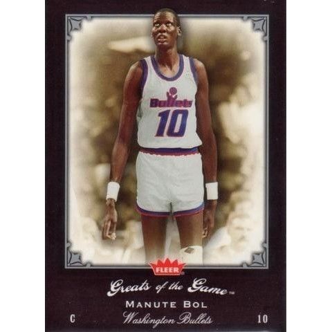 MANUTE BOL 2005-06 Fleer Greats of the Game #55