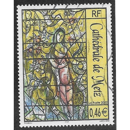FRA 2002 46c 'METZ CATHEDRAL' FINE USED (EBID55-945)