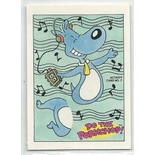 NICKTOONS ' ACTIVITY ' card # 7 PORKCHOP ( 1993 )