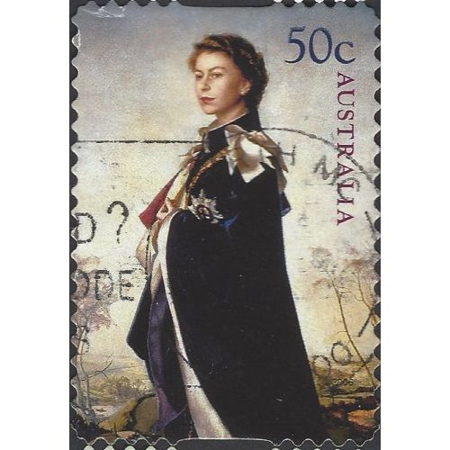 AUSTRALIA, Queen Elizabeth II Birthday, grey 2006, 50c, #2