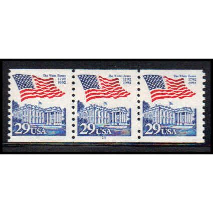 2609 29c U.S. Flag Over White House Fine MNH PNC 14/3 PA3242