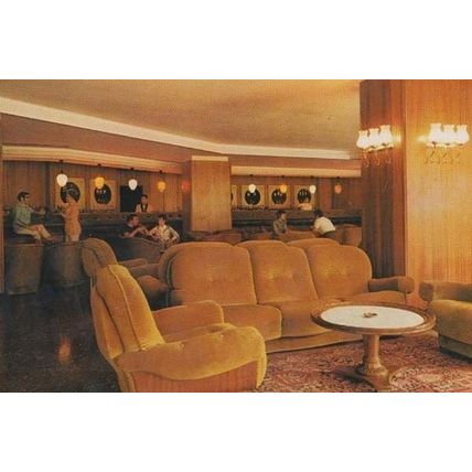 Lounge Bar Drinking Area Food Hotel Palma Mallorca Spain Postcard