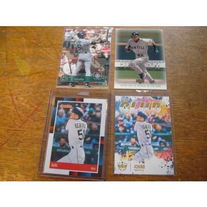 2002-2021, 4-Premium Cards, Ichiro, Includes 2nd year
