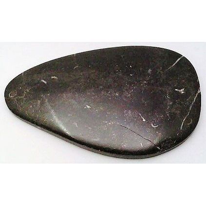 Black Septarian Nodule Freeform Gemstone Cabochon 96