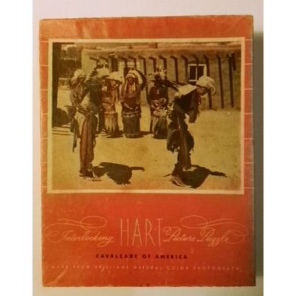 1940s Hart Eagle Dance New Mexico Picture Puzzle 300-500 pieces