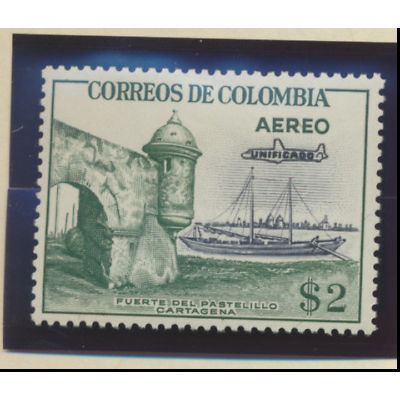 Colombia Stamps Scott #C343 To C344, Mint Hinged