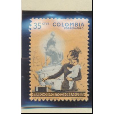 Colombia Stamp Scott #C434, Used