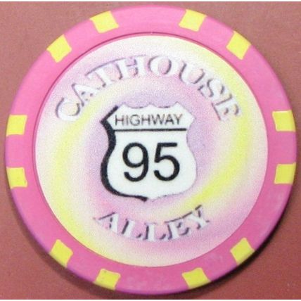 Wildcat Ranch. Brothel Casino Chip. Mina, NV. BR01.