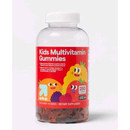 Kids Multivitamin Gummies-250 Count-Fruit Flavored-8/26-Up & Up-NEW-SEALED-FAST