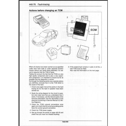 Saab 900 Automatic Transmission Workshop Manual 1994 199321564 PDF