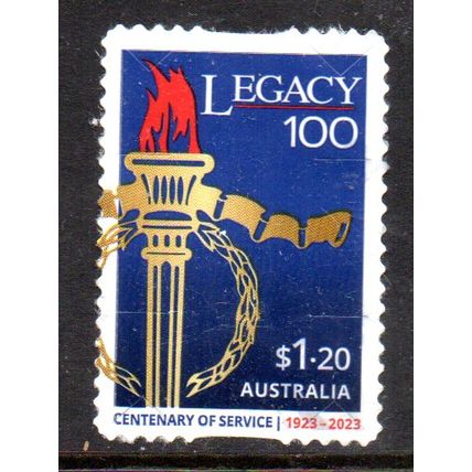 AUSTRALIA: 2023, LEGACY, CENTENARY OF SERVICE, USED SELF-ADHESIVE STAMP. 041/042