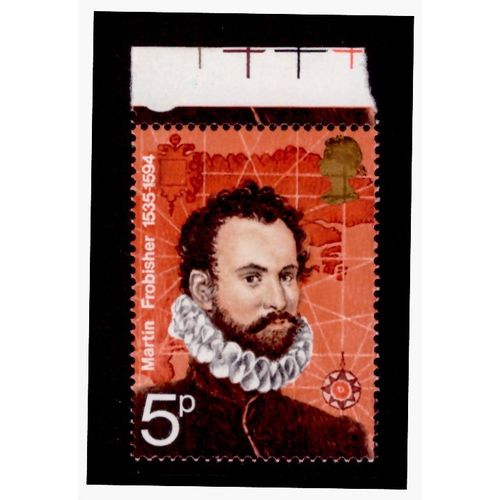 1972 GB 5p Frobisher Stamp - Phosphor Omitted MNH