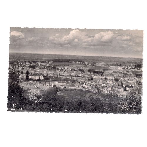 VUE D'AURILLAC, CANTAL, FRANCE used vintage postcard