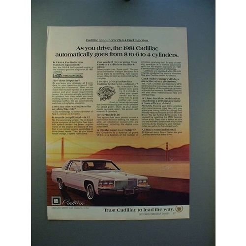 1981 Cadillac Car Ad - Automatically Goes