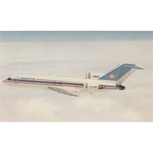 Pacific Air Lines Boeing B727 193 Civil Aviation Postcard (A19657)