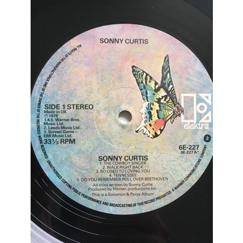 SONNY CURTIS - ELEKTRA VINYL LP 1979