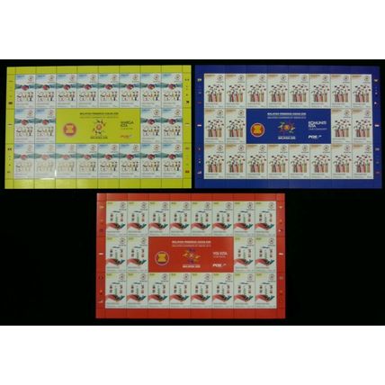 Malaysia Chairman Of ASEAN 2015 Flag Traditional Costume (sheetlet) MNH