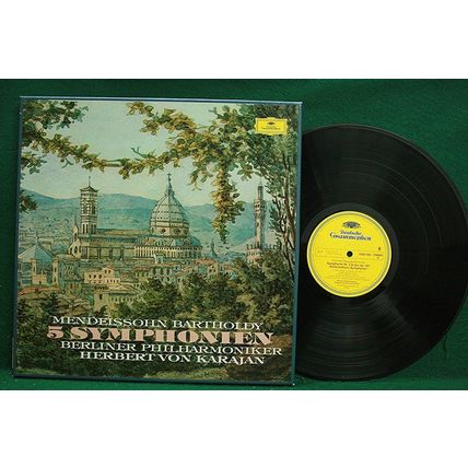 Herbert von Karajan - Mendelssohn Bartholdy: 5 Symphonien - 4-LP - 2740 128 - NM