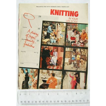 1971 Woman's Own Pattern Collection - knitting & crochet