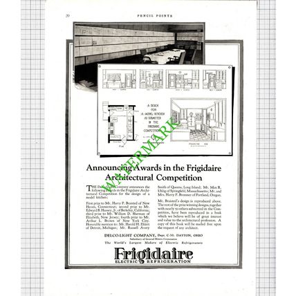 Lord & Burnham Irvington Frigidaire Harry P Braisted Connecticut - 1926 Advert