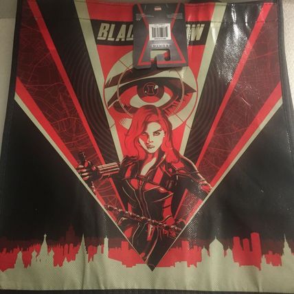 New Marvel Black Widow 13'' x 12'' x 6'' Reusable Tote Bag