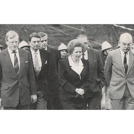 Margaret Thatcher Tom King Paul Channon David Ashby 1989 Postcard
