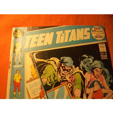 TEEN TITANS Vol. 1 # 38 * 52 Page Giant! GD/VG * $7.00! Aquaman! Green Arrow!