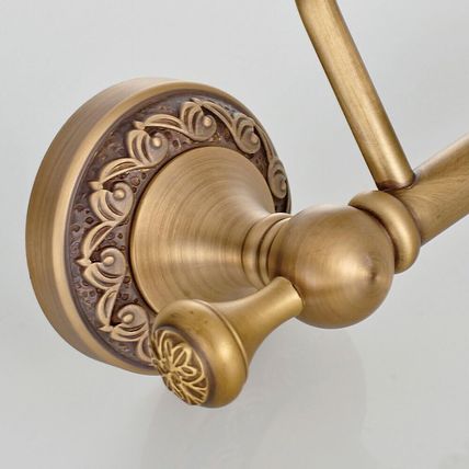 Leyden Antique Brass Toilet Paper Holder with Cover-Wall Mounted-NEW-SEALED-FAST