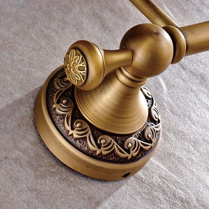 Leyden Antique Brass Toilet Paper Holder with Cover-Wall Mounted-NEW-SEALED-FAST