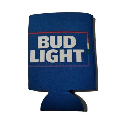 BUD LIGHT PRIDE KOOZIE/COOLIE/INSULATOR-NEW-FAST SHIPPING