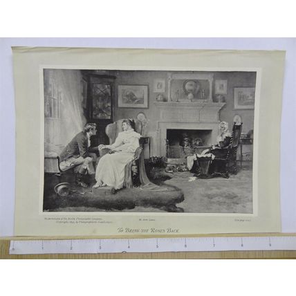 TO BRING THE ROSES BACK, JOHN LOMAX , Book Illustration, c1897