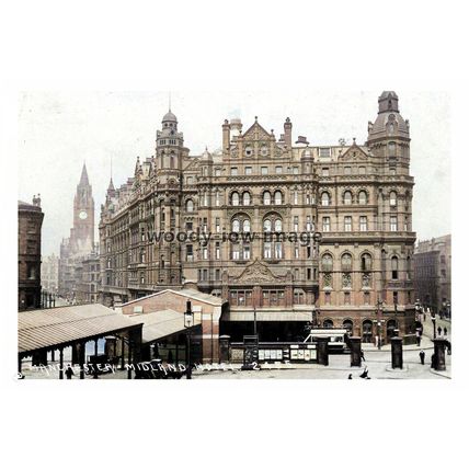 ptc2842 - Lancs - Early Midland Hotel, 16 Peter Street, Manchester - print 6x4