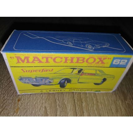 Matchbox - No62 Mercury Cougar - Replica Box