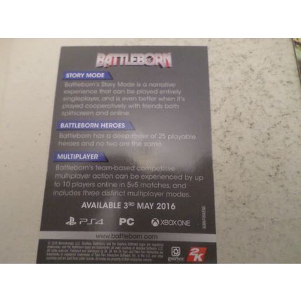 Battleborn - Storyboard cards - set of 6 - 2016