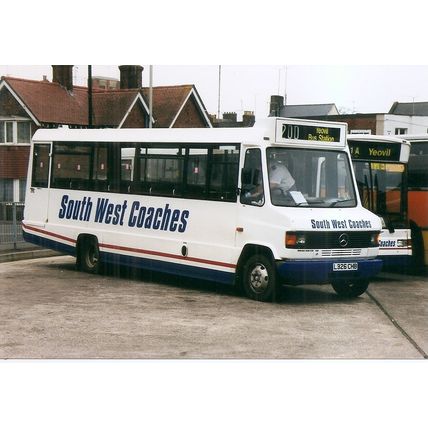 Colour Photograph of South West Coaches Ltd - L326 CHB ex. Red & White Ltd.