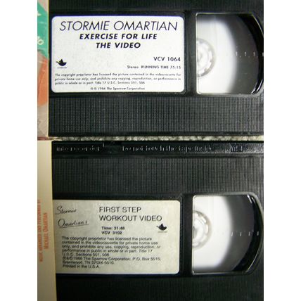 Stormie Omartian Exercise/Fitness VHS Cassettes (2)