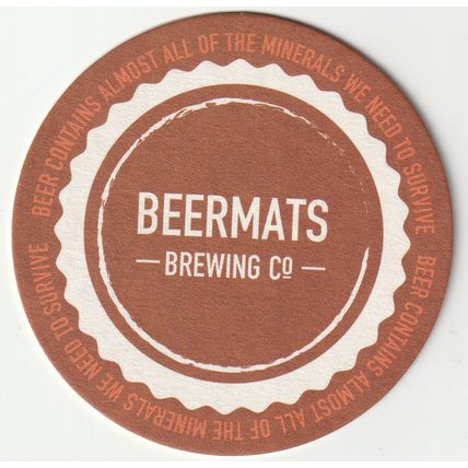 BEER MAT - BEERMATS BREWING CO - BEERMATS LAGER - (Cat No 023) - (2021)
