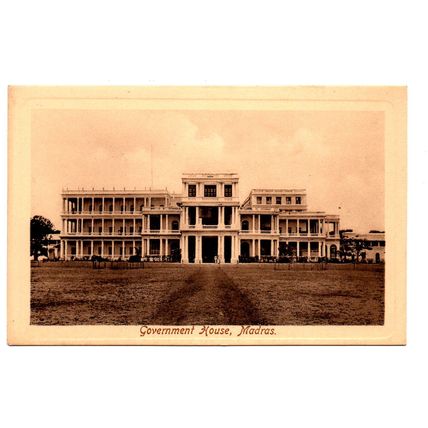 Government House, Madras - Postally Unused - Raphael Tuck & Sons Postcard.