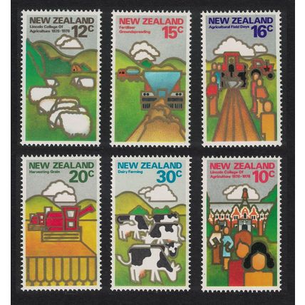 New Zealand Lincoln College of Agriculture 6v 1978 MNH SG#1164-1169